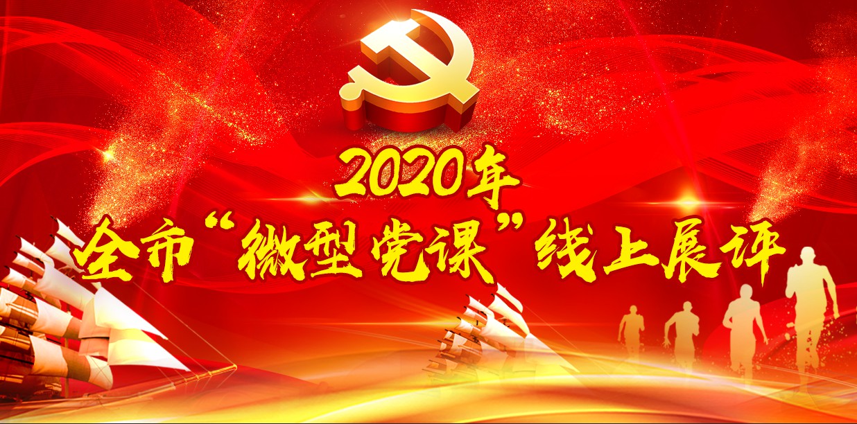 2020年牡丹江市微型党课线上展评